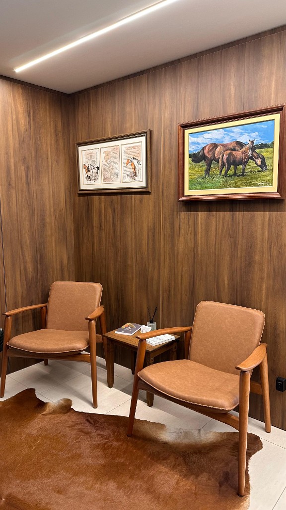 Sala de espera do escritório